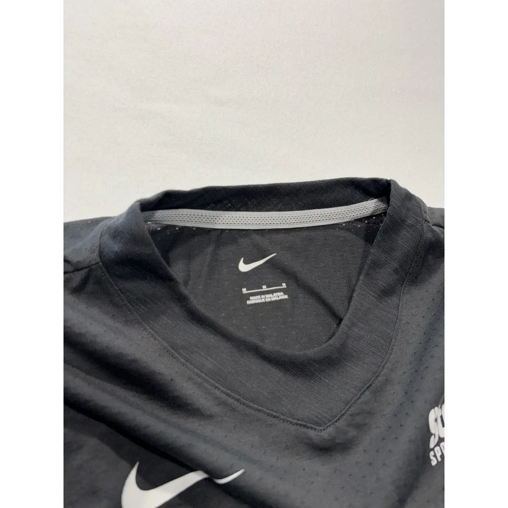 Pittsburgh Steelers Shirt Mens Medium Gray NFL Football Nike Dri Fit Long Sleeve